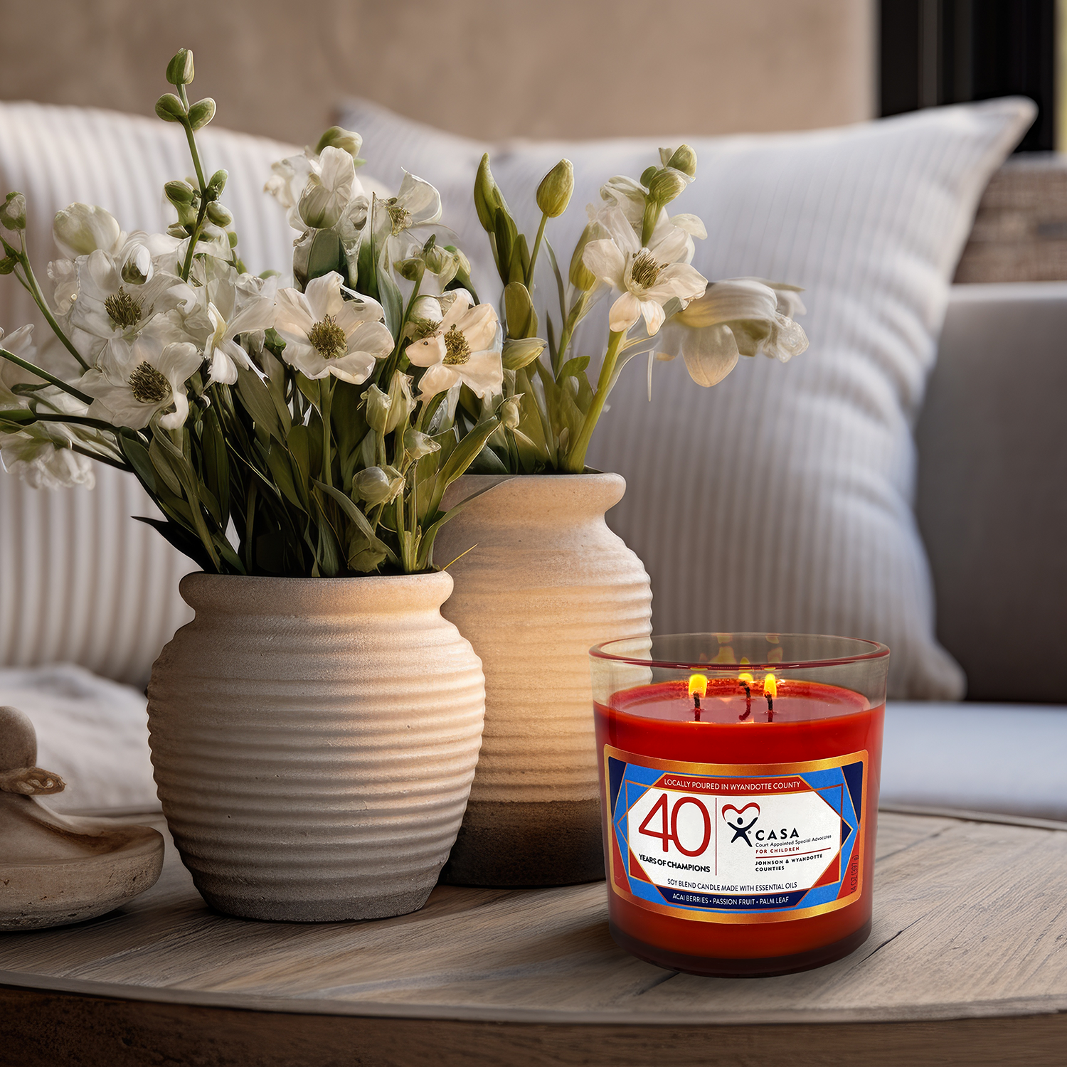 Light the Way: A Candle for CASA’s 40 Years of Advocacy