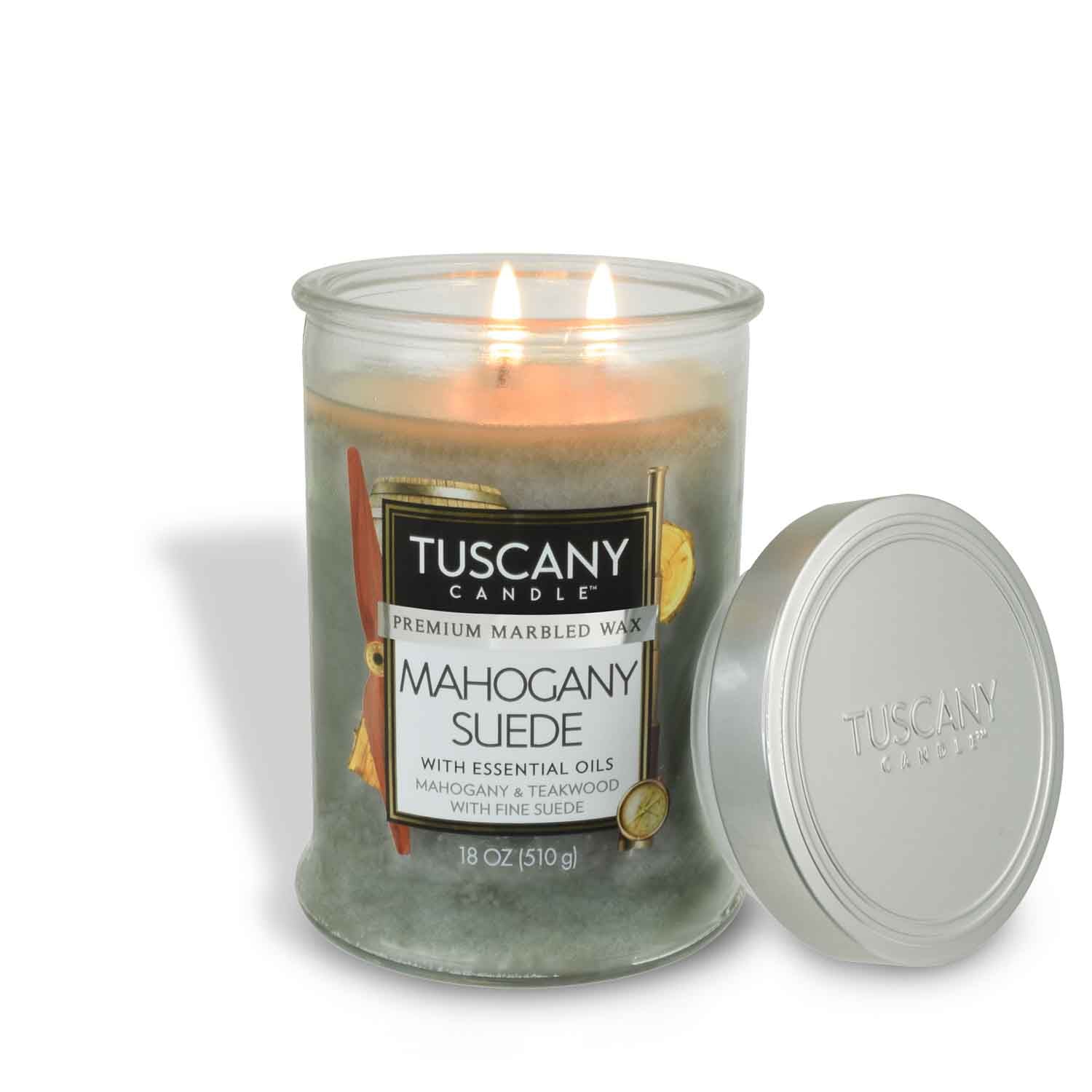 Mahogany Suede is a popular manly scented candle fragrance