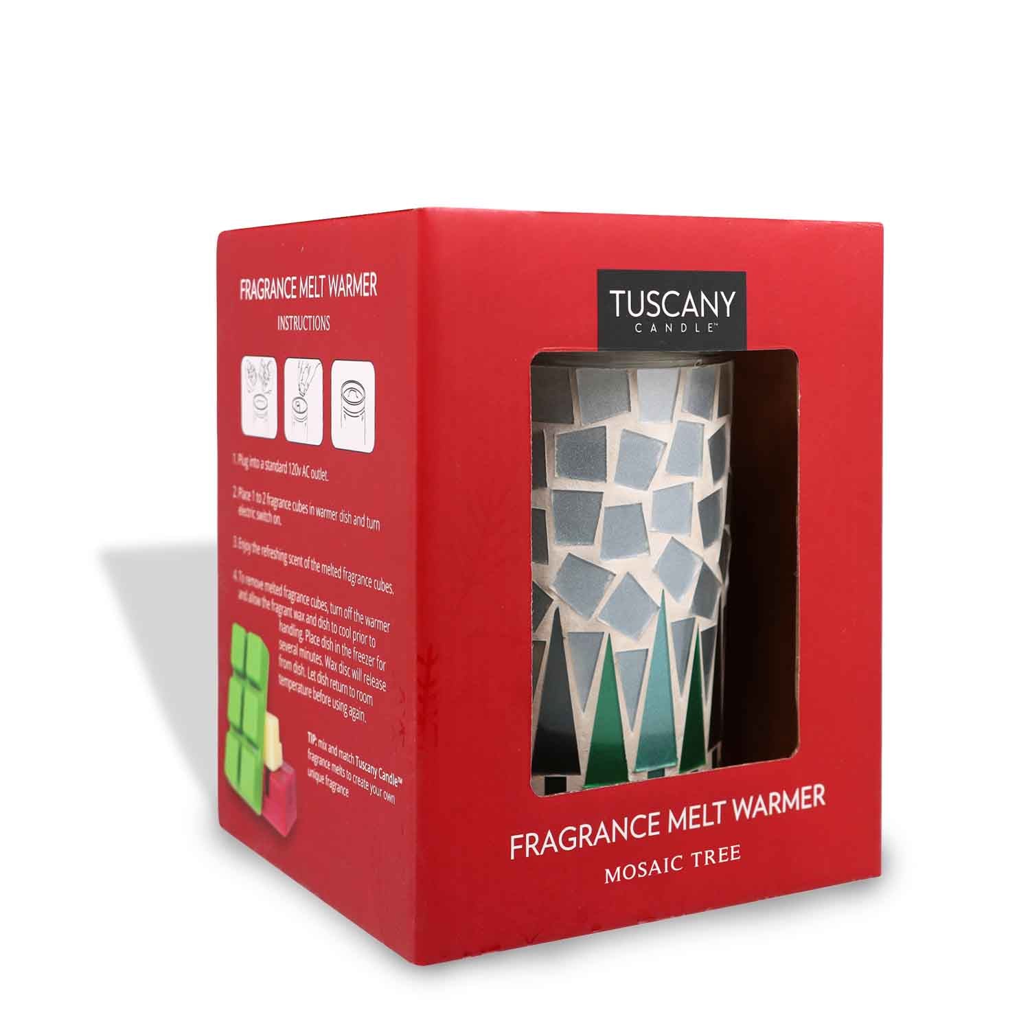 Tuscany Candle® SEASONAL offers the Mosaic Tree Wax Melt Warmer inspired by the beauty of Tuscany.