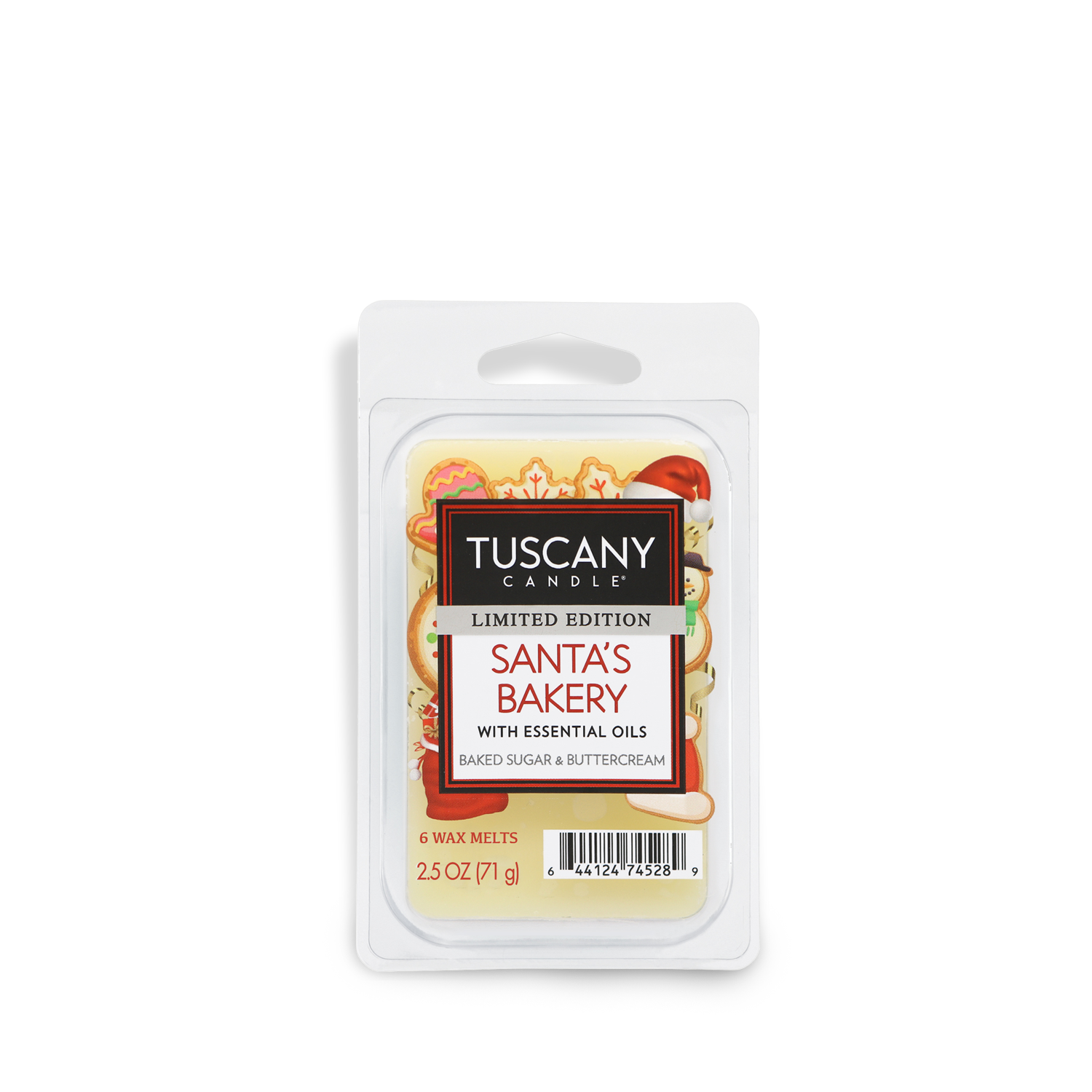 Santa's Bakery - a Christmas Wax Melt Tart Bar With the fragrances of freshly-baked sugar cookies and frosting