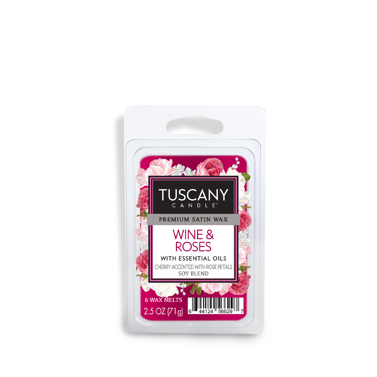 Tuscany Candle® EVD Wine & Roses Scented Wax Melt (2.5 oz) bars.