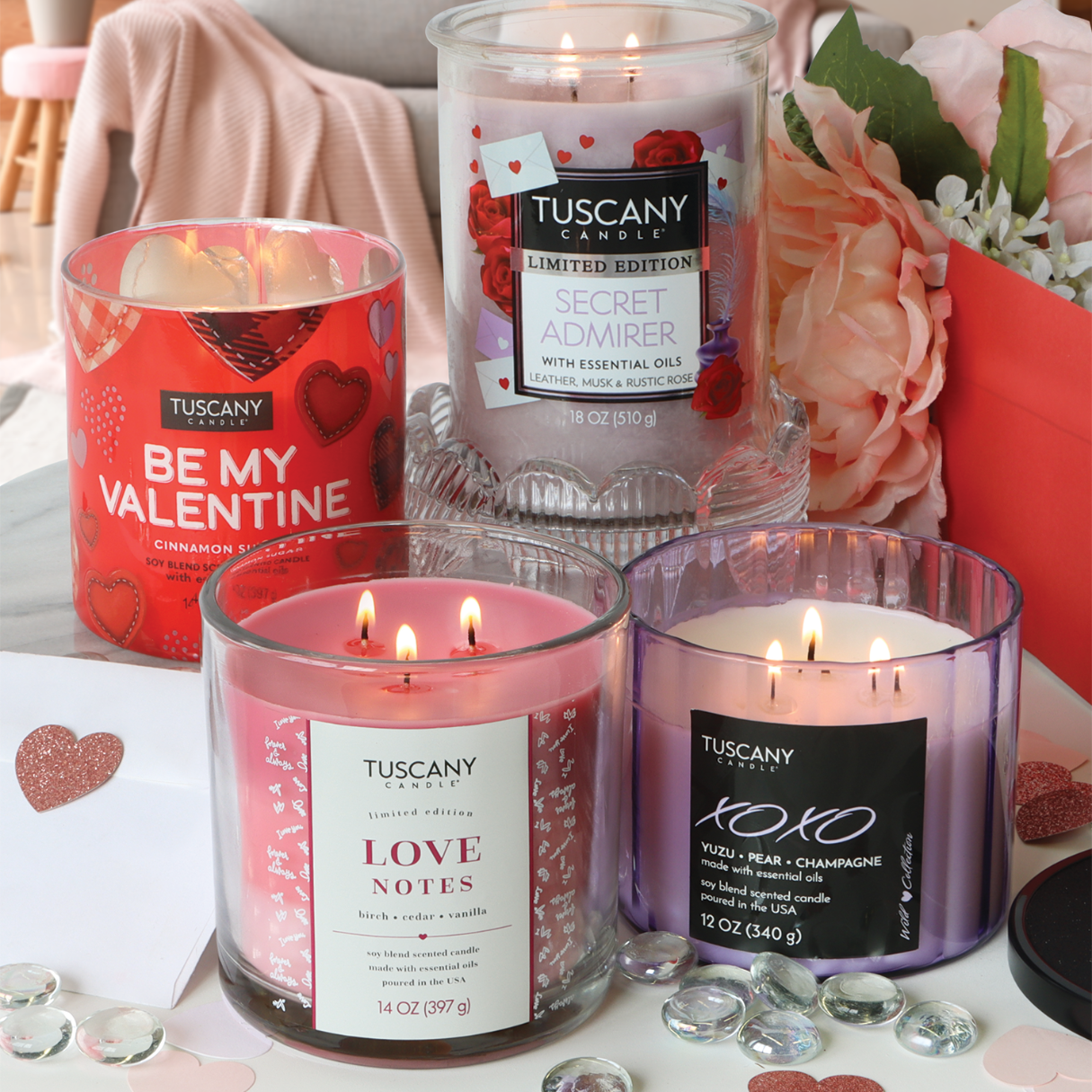 2026 Valentine's Drop | Valentine's Candles & Wax Melts | Romantic
