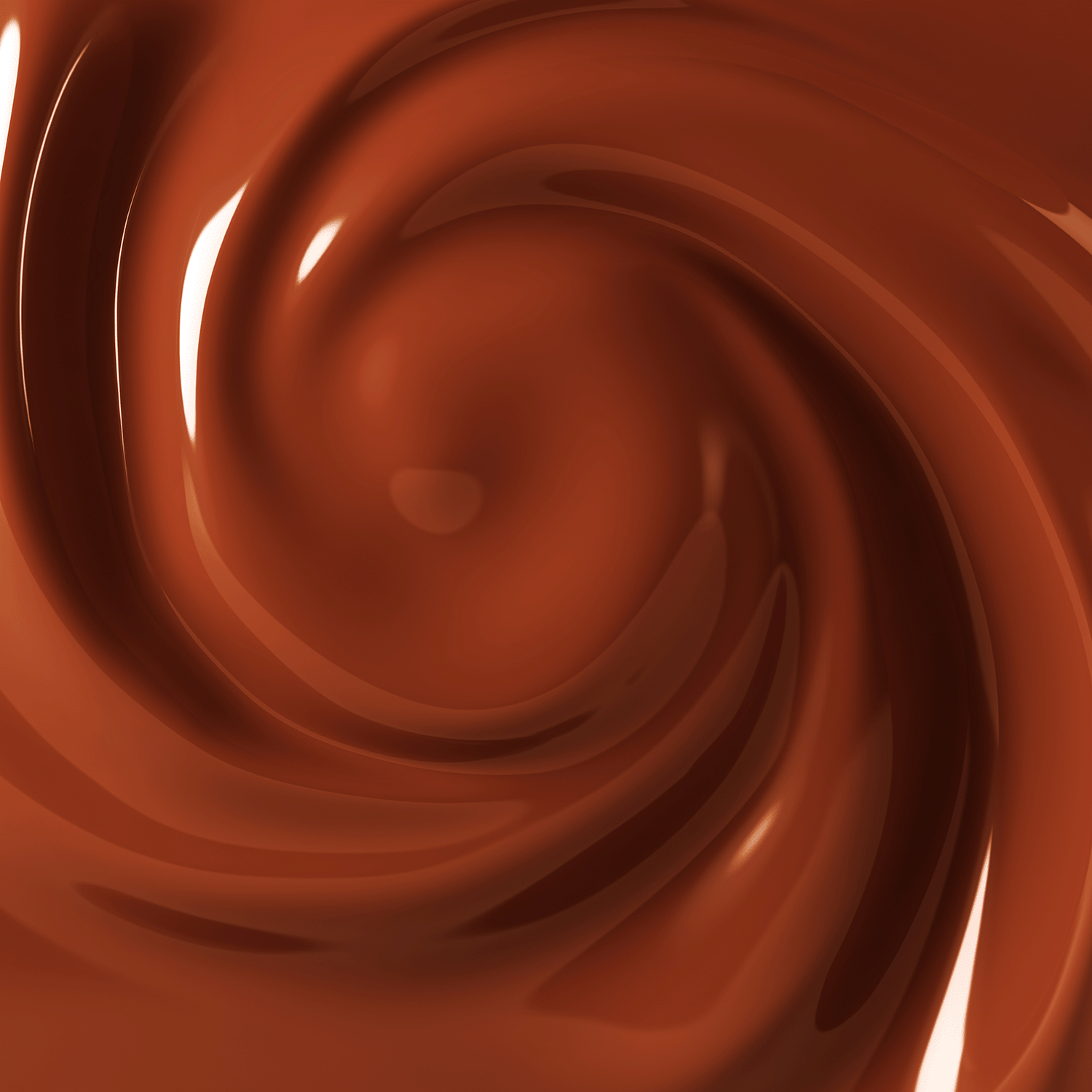 Swirl of smooth, glossy melted wax in rich brown hues with shiny highlights—perfect for your Halloween décor with Tuscany Candle® SEASONAL Enchanted Apple: Caramel & Poisoned Apple Scented Wax Melt (2.5 oz), soy blend.