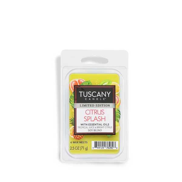 Citrus Splash: Tropical Juice & Bright Citrus Scented Spring Wax Melt