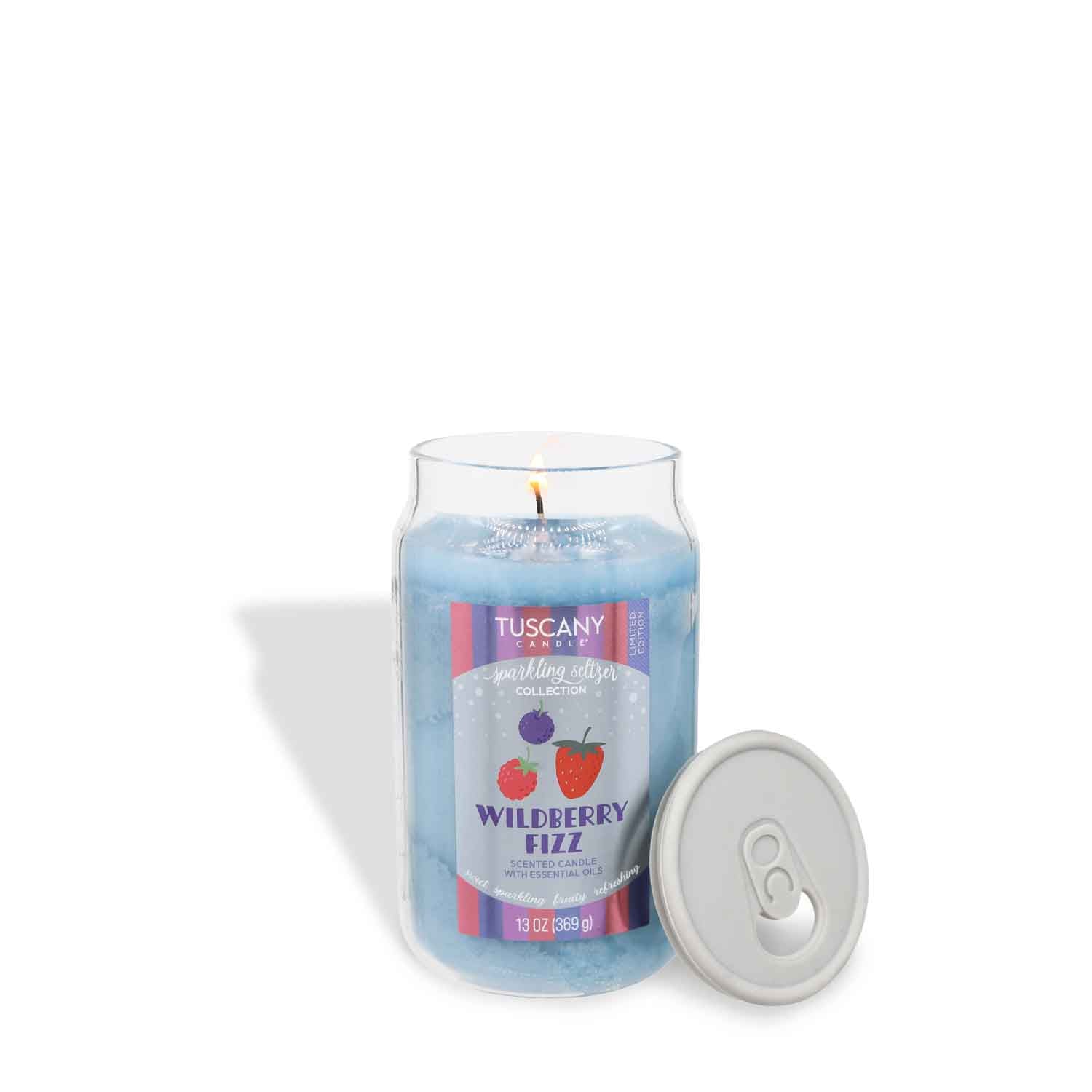 Wildberry Fizz: Sparkling Seltzer Scented Summer Candle (13 oz)