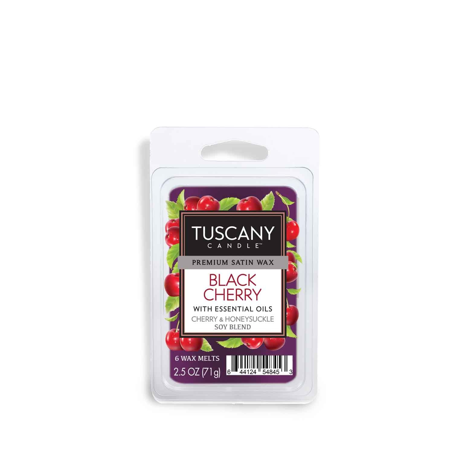 Tuscany Candle Black Cherry Scented Wax Melts (2.5 oz).
