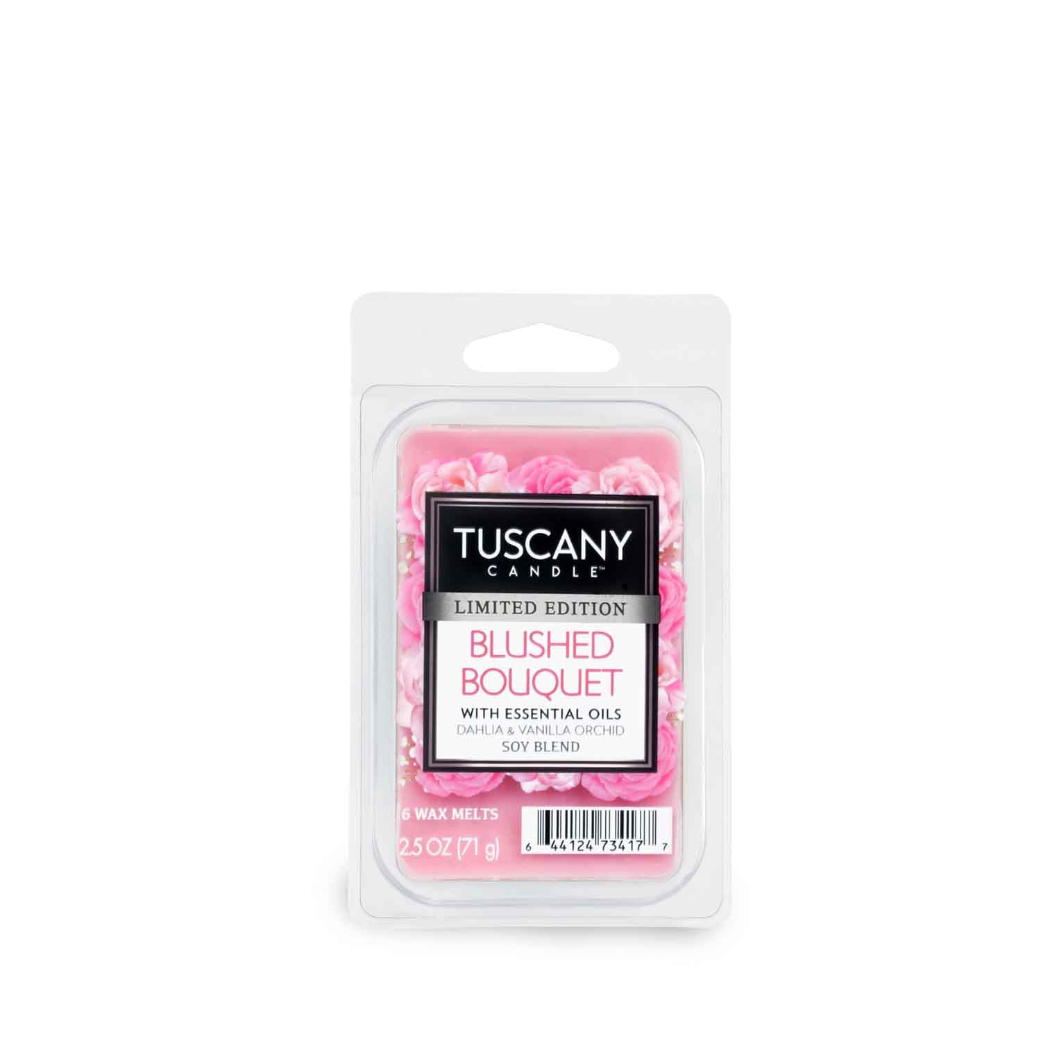 Blushed Bouquet scented wax melt (2.5 oz) from Tuscany Candle®.