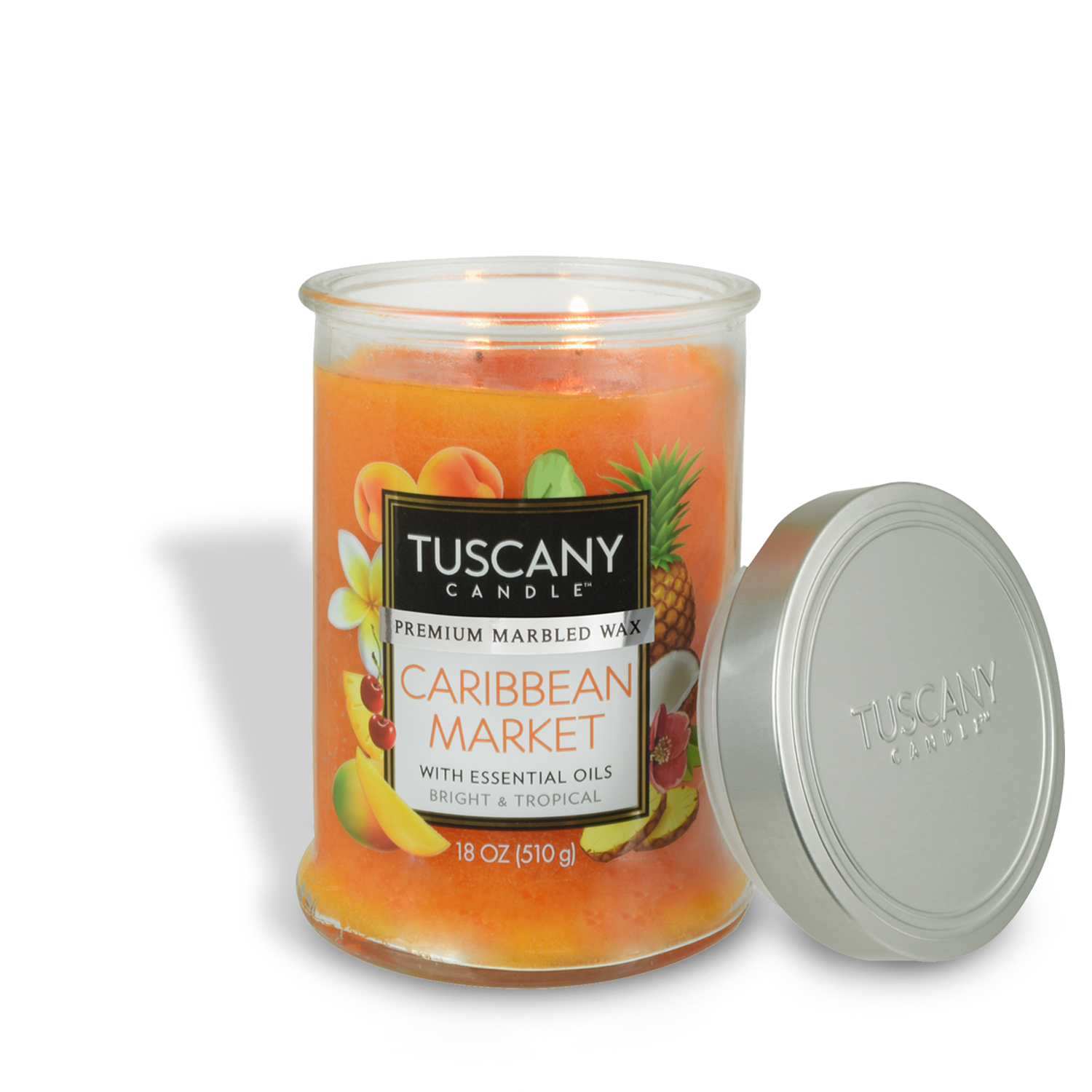 Tuscany Candle Marbled Wax 1 ea, Candles and Incense