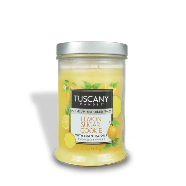 Lemon Sugar Cookie Long-Lasting Scented Jar Candle (18 oz)