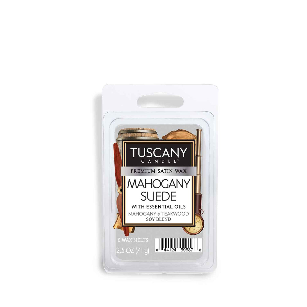 Mahogany Suede Scented Wax Melt (2.5 oz)