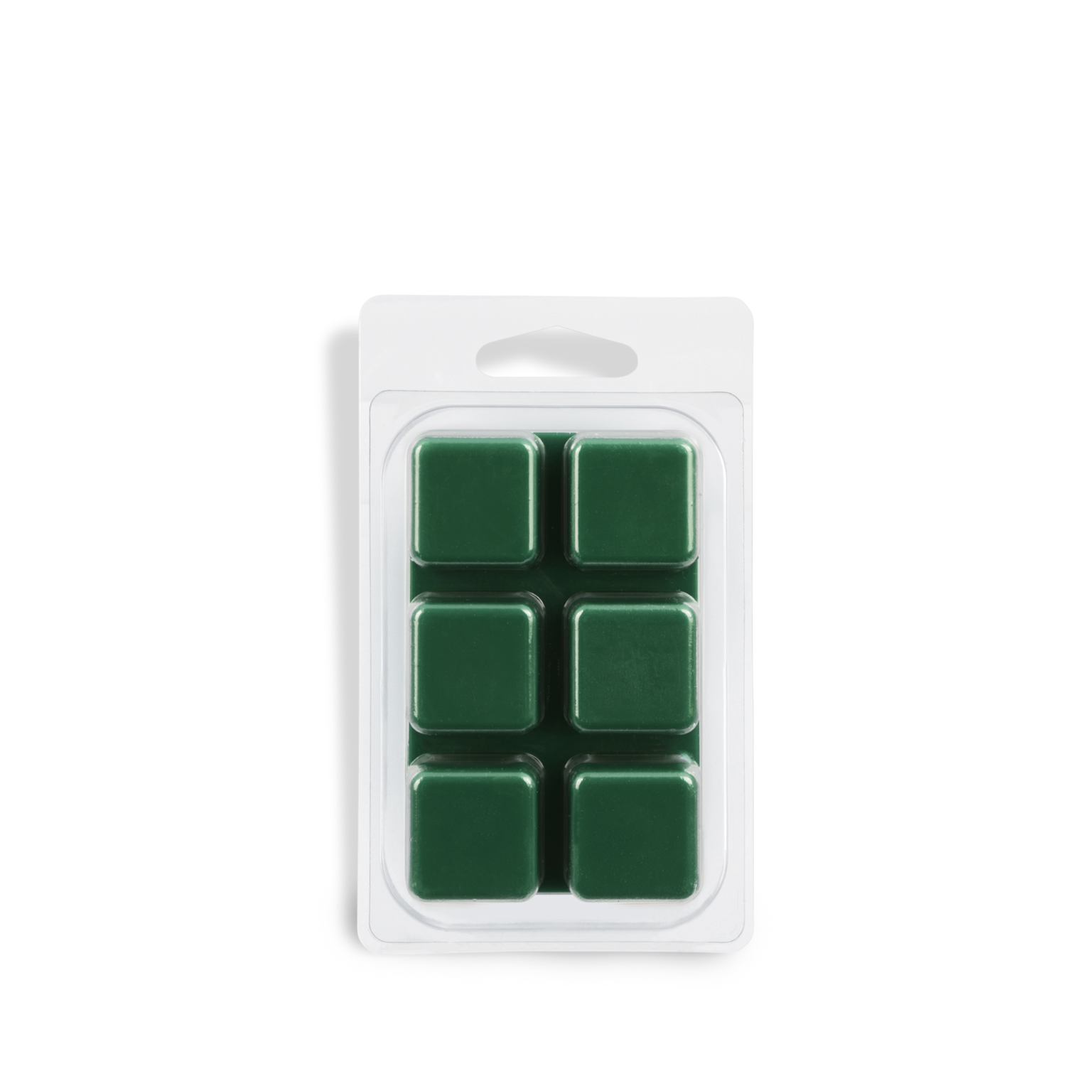 Tuscany Candle® SEASONAL Sleigh Bells Scented Wax Melt (2.5 oz), packaged in a plastic clamshell containing six green wax melts, arranged in two rows of three.