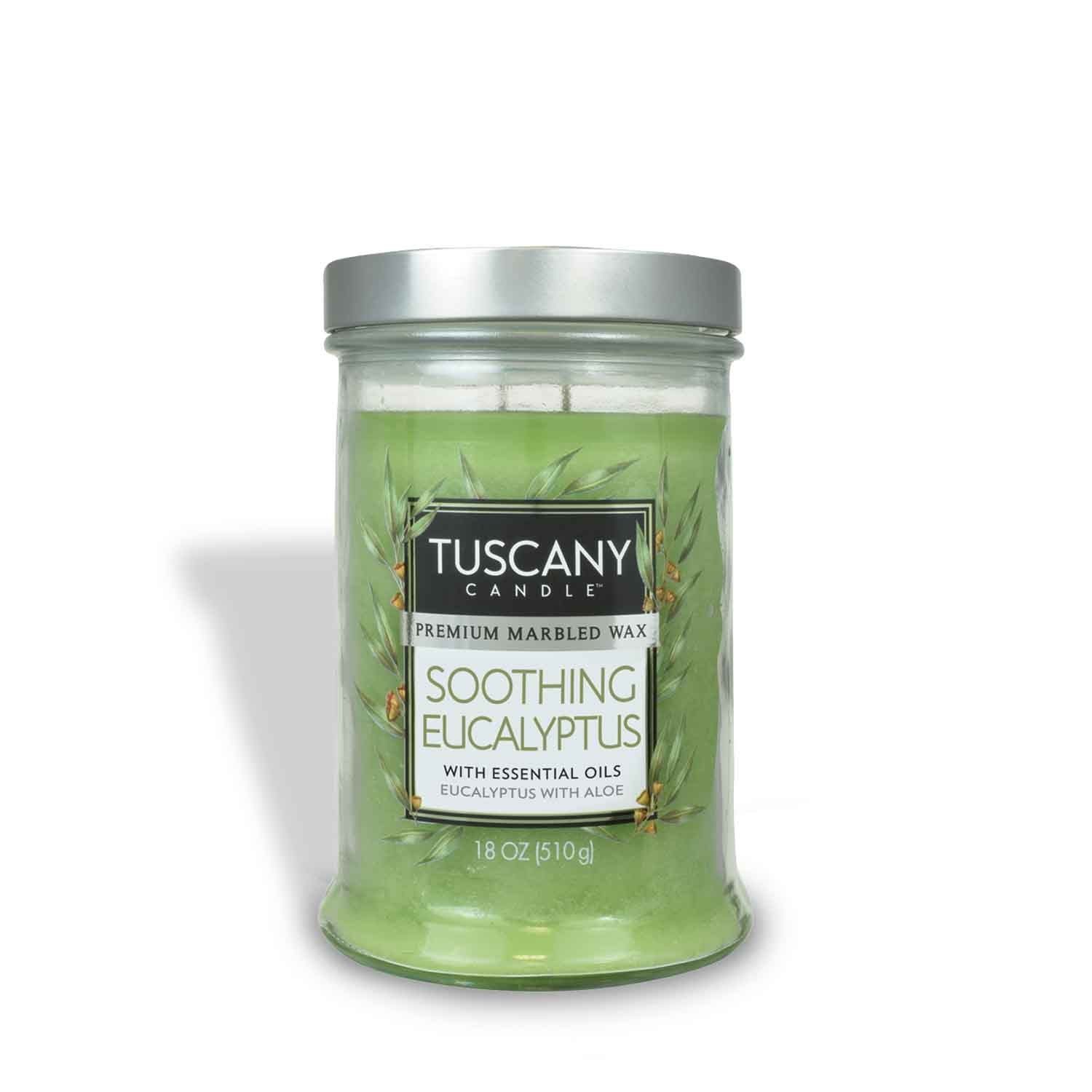 Soothing Eucalyptus , one of our most popular fresh-scented  candles