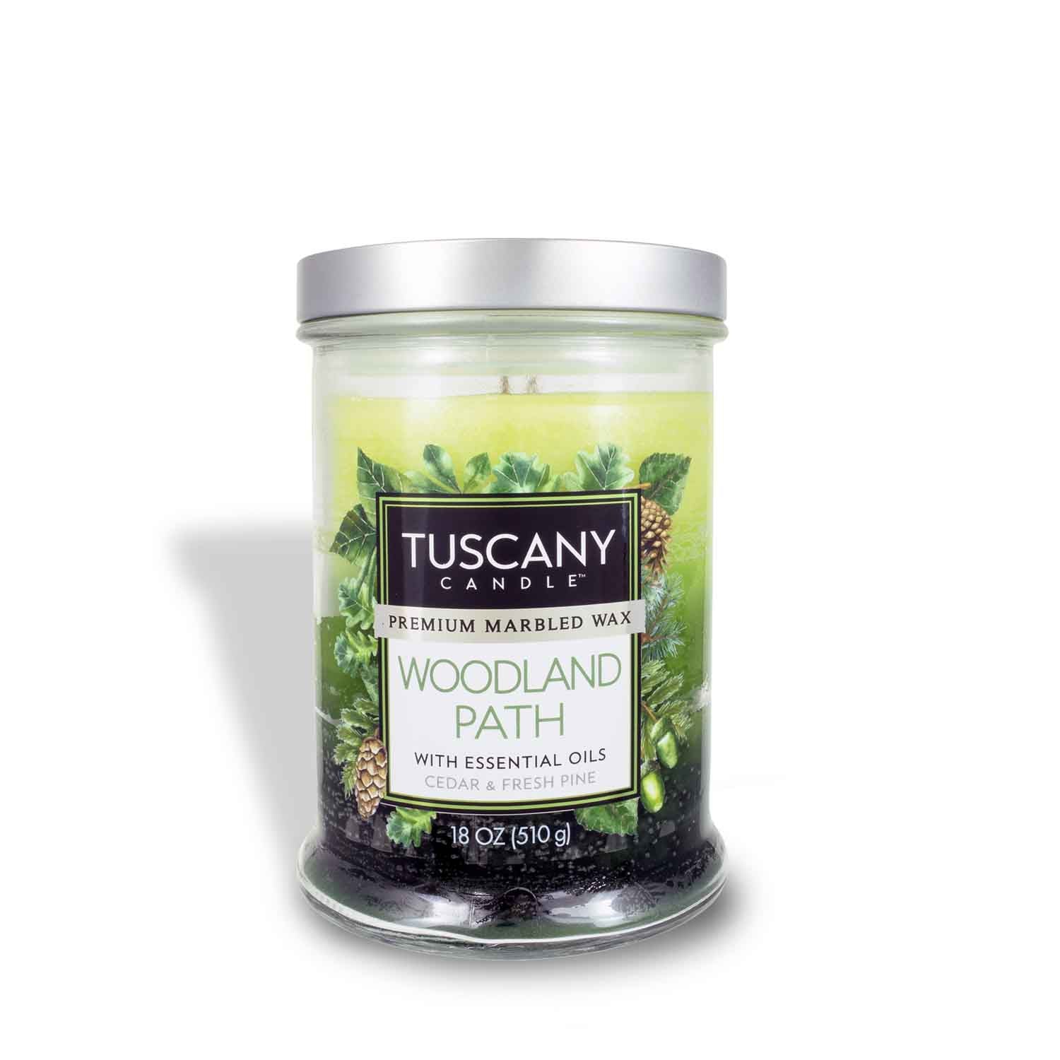 Tuscany Candle® EVD Woodland Path Long-Lasting Scented Jar Candle (18 oz).