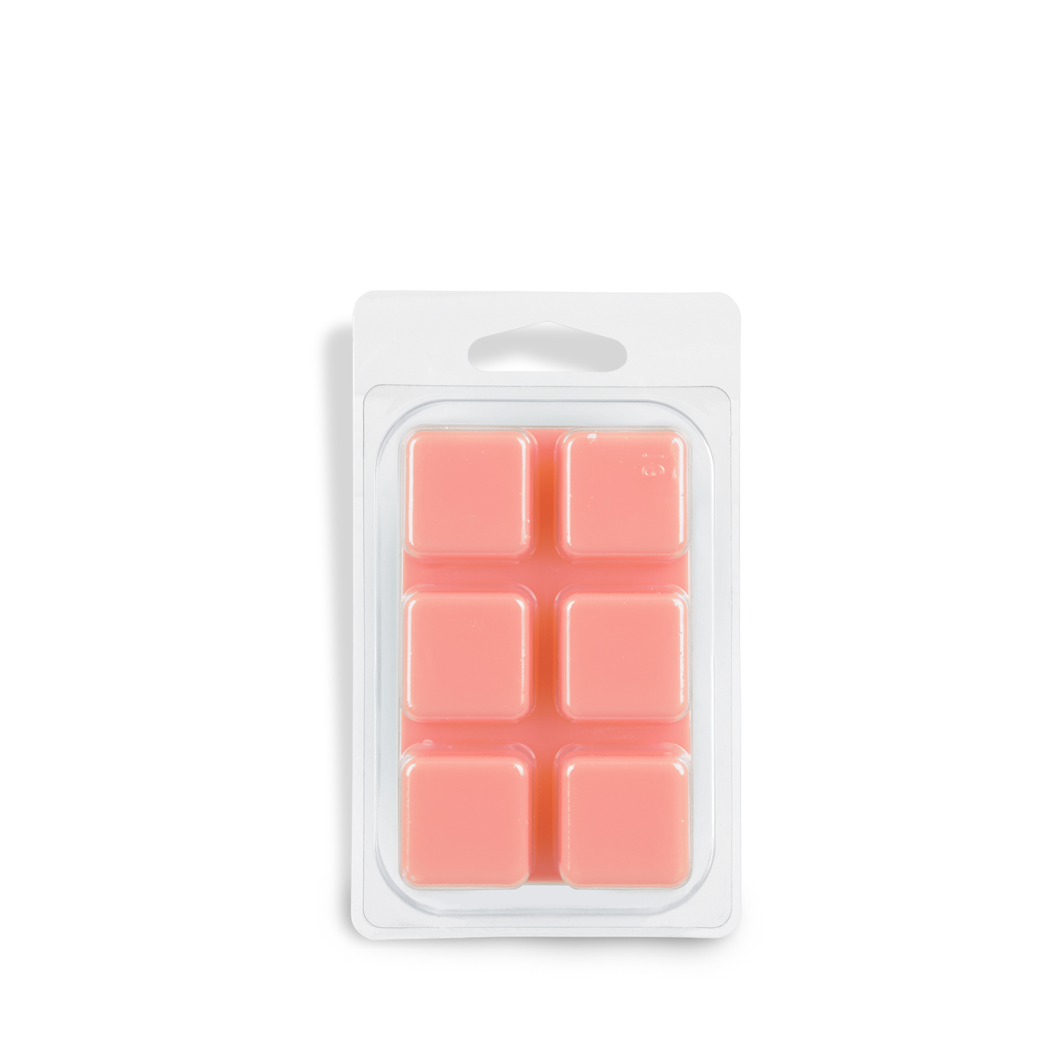 A package of Tuscany Candle® SEASONAL Rosé & Roses: Floral Scented Wax Melts for Valentine’s Day (2.5 oz) is beautifully arranged in a plastic tray and features a hanging tab.