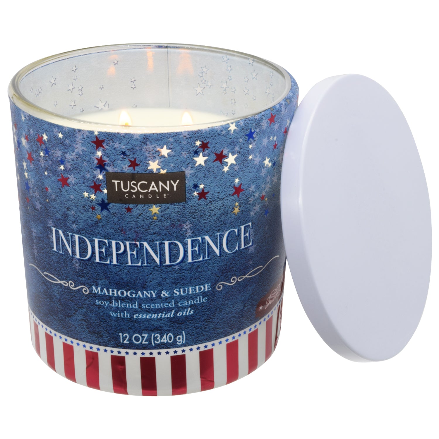 Independence Scented Jar Candle (12 oz) – Patriotic Collection