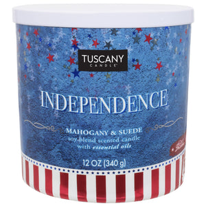 Independence Scented Jar Candle (12 oz) – Patriotic Collection